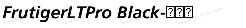 FrutigerLTPro Black字体转换 FrutigerLTPro Black字体转换